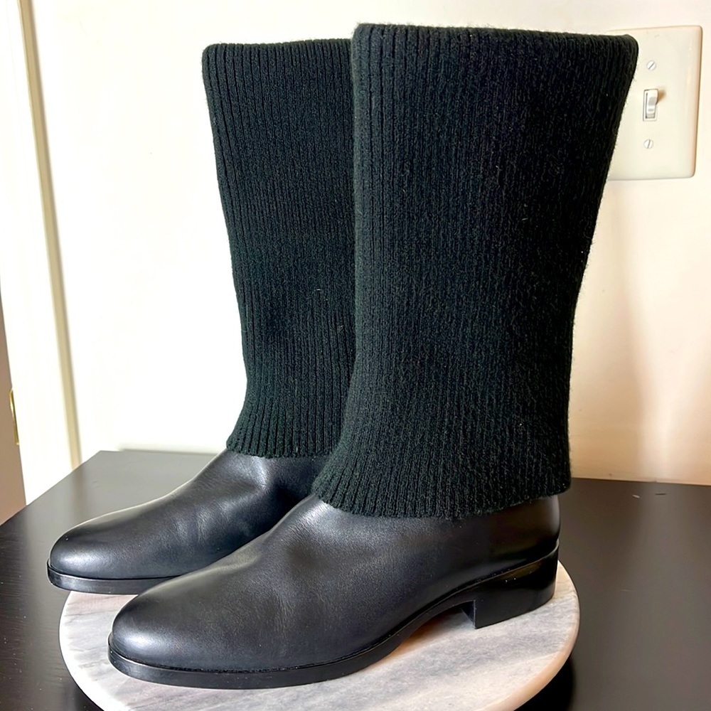 Reed Evins fold over knit calf boots 2010